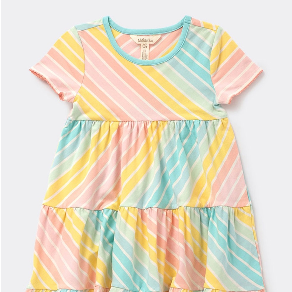 NWT Matilda Jane Twirly Rainbow Dress